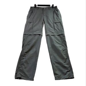 REI UPF 50+ Convertible Hiking Pants Shorts Green Size 8